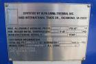 Used Alfa Laval Thermal Plate Exchanger, 295.1 square feet, model M10-BWFDR. (59) Cassettes (118 total plates), approximately 14-1/2” wide x 34” tall x 0.60 mm thick 316 stainless steel plates. Desig...