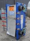 Used Alfa Laval Thermal Plate Exchanger, 295.1 square feet, model M10-BWFDR. (59) Cassettes (118 total plates), approximately 14-1/2” wide x 34” tall x 0.60 mm thick 316 stainless steel plates. Desig...