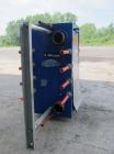 Used Alfa Laval Thermal Plate Exchanger, 295.1 square feet, model M10-BWFDR. (59) Cassettes (118 total plates), approximately 14-1/2” wide x 34” tall x 0.60 mm thick 316 stainless steel plates. Desig...
