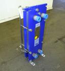 Unused- Alfa Laval Plate Exchanger, 24.11 Square Feet, Model M6-MDFG. (18) 0.75 mm thick 316 stainless steel plates. Designed 150 psi at -20 to 140 degrees F. (4) 2
