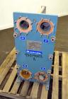Used Alfa Laval Thermal Plate Exchanger, 59.25 Square Feet, Model M10-MFG. (25) 316 Stainless steel plates. Designed 150 psi at 225 degrees F. (2) 3” Inlets, (2) 3” Outlets. Mounted on a carbon steel...