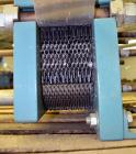 Used Alfa Laval Thermal Plate Exchanger, 59.25 Square Feet, Model M10-MFG. (25) 316 Stainless steel plates. Designed 150 psi at 225 degrees F. (2) 3” Inlets, (2) 3” Outlets. Mounted on a carbon steel...