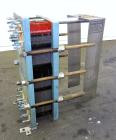 Used Alfa Laval Thermal Plate Exchanger, 89.99 Square Feet, Model M10-MFG. (38) 0.40 mm thick 304 stainless steel plates. Designed 150 psi at 230 degrees F. (2) 4” Blank inlets, (2) 4” blank outlets....