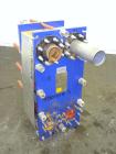 Used Alfa Laval Plate Exchanger, Model M10-BFG, 279 Square Feet.  (110) 0.40 mm Thick 304 stainless steel plates. Designed 150 psi at -20 to 200 degrees F. (2) 4