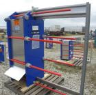 Used Alfa Laval Thermal Plate Exchanger, 887.6 square feet, model M15-BFG. (133) Approximately 20-1/2’’ wide x 60’’ tall x 0.50 mm thick 316 stainless steel plates. Designed 150 psi at –20 to 225 deg...