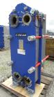 Used- Alfa Laval Thermal Plate Exchanger, 387.1 square feet, model M15-BFG. (58) Approximately 20-1/2’’ wide x 60’’ tall x 0...