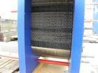 Used Alfa Laval Thermal Plate Exchanger, 387.1 square feet, model M15-BFG. (58) Approximately 20-1/2’’ wide x 60’’ tall x 0.50 mm thick 316 stainless steel plates. Designed 150 psi at –20 to 225 deg ...