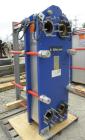 Used Alfa Laval Thermal Plate Exchanger, 387.1 square feet, model M15-BFG. (58) Approximately 20-1/2’’ wide x 60’’ tall x 0.50 mm thick 316 stainless steel plates. Designed 150 psi at –20 to 225 deg ...