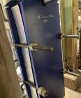 Used Alfa Laval Model M15-BFG TITANIUM 366.92 Sq. Ft. Plate Heat Exchanger. 366.92 Sq. Ft. according to the name plate. Marked as (55) Plates. Extra Plates available as spares.