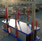Unused-UNUSED: Alfa Laval gasketed plate heat exchanger, model M15-BFG, 727.4 sq ft, 316 stainless steel. Max flow rate 2000 gallons per minute. 109 approx 24