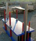 Unused-UNUSED: Alfa Laval gasketed plate heat exchanger, model M15-BFG, 727.4 sq ft, 316 stainless steel. Max flow rate 2000 gallons per minute. 109 approx 24
