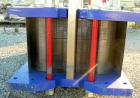 Unused-UNUSED: Alfa Laval gasketed plate heat exchanger, model M15-BFG, 727.4 sq ft, 316 stainless steel. Max flow rate 2000 gallons per minute. 109 approx 24