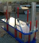 UNUSED- Alfa Laval Gasketed Plate Heat Exchanger, model M15-BFG, 727.4 square feet, 316 stainless steel. Max flow rate 2000 gallons per minute. 109 approximately 24