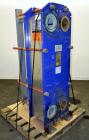 Used Alfa Laval Thermal Plate Exchanger, 743.6 Square Feet, Model M15-BFML. (114) 0.40 mm Thick 304 stainless steel plates. Designed 150 psi at -20 to 190 degrees F. (2) 6