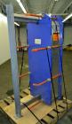 Used Alfa Laval Thermal Plate Exchanger, 743.6 Square Feet, Model M15-BFML. (114) 0.40 mm Thick 304 stainless steel plates. Designed 150 psi at -20 to 190 degrees F. (2) 6