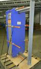 Used Alfa Laval Thermal Plate Exchanger, 743.6 Square Feet, Model M15-BFML. (114) 0.40 mm Thick 304 stainless steel plates. Designed 150 psi at -20 to 190 degrees F. (2) 6