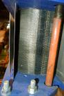 Used Alfa Laval Thermal Plate Exchanger, 743.6 Square Feet, Model M15-BFML. (114) 0.40 mm Thick 304 stainless steel plates. Designed 150 psi at -20 to 190 degrees F. (2) 6