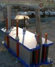 UNUSED- Alfa Laval Gasketed Plate Heat Exchanger, Model M15-MFG, 580.39 square feet, 316 stainless steel. Max flow rate 2000 gallons per minute. 89 approximately 24