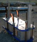 UNUSED- Alfa Laval Gasketed Plate Heat Exchanger, Model M15-MFG, 580.39 Square Feet, 316 Stainless Steel. Max flow rate 2000 gallons per minute. 89 approximately 24