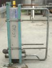 Used Alfa Laval Plate Heat Exchanger, model M6-MDFG, 316 stainless steel, 48 square feet. Maximum flow rate 3.52 gallons per minute. (32) Approximate 12