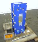 Unused- Alfa Laval Plate Exchanger, Model M6-MFD, 84.4 Square Feet.  (58) 0.60 mm Thick 316 stainless steel plates. Designed 300 psi at -20 to 250 degrees F. (2) 2
