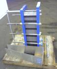 Unused- Alfa Laval Plate Exchanger, Model M6-MFD, 84.4 Square Feet.  (58) 0.60 mm Thick 316 stainless steel plates. Designed 300 psi at -20 to 250 degrees F. (2) 2
