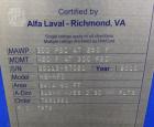 Unused- Alfa Laval Plate Exchanger, Model M6-MFD, 84.4 Square Feet.  (58) 0.60 mm Thick 316 stainless steel plates