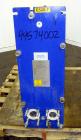 Used Alfa Laval Plate Exchanger, 215 Square Feet, Model M6-MFG.  (146) 0.60 mm thick 316 stainless steel plates, approximately 9-1/2” wide x 29-1/2” tall. Designed 149 psi at 250 degrees F.  (2) 2” I...