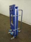 Used Alfa-Laval Plate Exchanger, 16.58 Square Feet, Model M6-MFG. (14) 2