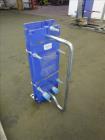 Used Alfa-Laval Plate Exchanger, 16.58 Square Feet, Model M6-MFG. (14) 2