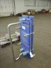 Used Alfa-Laval Plate Exchanger, 16.58 Square Feet, Model M6-MFG. (14) 2