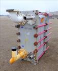 Used Alfa-Laval Plate Exchanger, 990 Square Feet, Model M15-BWFD.