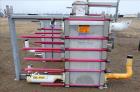 Used Alfa-Laval Plate Exchanger, 990 Square Feet, Model M15-BWFD.