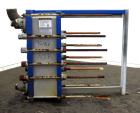 Used Stainless Steel Alfa Laval Plate Heat Exchanger, Model MK15-BWFD, 594.2 sqare feet