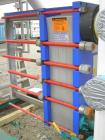 Used Stainless Steel Alfa Laval Plate Heat Exchanger, Model MK15-BWFD, 594.2 sqare feet