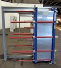 Used Alfa Laval Plate Exchanger, 476.20 Square Feet, Model T20-SFG. (67) Approximately 25” wide x 72” tall x 0.80mm 316 stainless steel plates. Rated 150 psi at -20 to 250 degrees F. (2) 8” Inlet bla...
