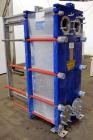 Used Alfa Laval Plate Exchanger, 476.20 Square Feet, Model T20-SFG. (67) Approximately 25” wide x 72” tall x 0.80mm 316 stainless steel plates. Rated 150 psi at -20 to 250 degrees F. (2) 8” Inlet bla...