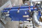 Used Alfa Laval Plate Heat Exchanger, 195.60 Square Feet, Model Widegap200S-FG. (25) 0.80mm 316 Stainless steel plates, rated 145 Full Vacuum psi at -20 to 270 degrees F. National Board# 30388, seria...