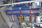 Used Alfa Laval Plate Heat Exchanger, 195.60 Square Feet, Model Widegap200S-FG. (25) 0.80mm 316 Stainless steel plates, rated 145 Full Vacuum psi at -20 to 270 degrees F. National Board# 30388, seria...