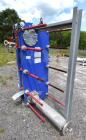 Used Alfa Laval Plate Heat Exchanger, 161.60 Square Feet, Model Widegap200S-FG. (21) 0.80mm 316 Stainless steel plates, rated 145 Full Vacuum psi at -20 to 270 degrees F. National Board# 30389, seria...