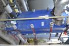 Used Alfa Laval Plate Heat Exchanger, 161.60 Square Feet, Model Widegap200S-FG. (21) 0.80mm 316 Stainless steel plates, rated 145 Full Vacuum psi at -20 to 270 degrees F. National Board# 30389, seria...