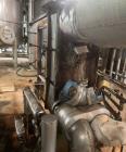 Used Alfa Laval Stainless Steel Plate And Frame Heat Exchanger, approximate 1000 Sq. Ft., E-4707. Stainless steel Plates. No visible Name Plate, Sq. Ft. is approximate.
