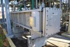 Used Barriquand Echangeurs Platular Welded Plate Heat Exchanger, 862.81 Square Feet, Model DIXASP 13+12-12X2X3500X520, 316L Stainless Steel, Horizontal. Channel A & B each rated 150 psi at -20 to 300...