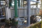 Used Barriquand Echangeurs Platular Welded Plate Heat Exchanger, 862.81 Square Feet, Model DIXASP 13+12-12X2X3500X520, 316L Stainless Steel, Horizontal. Channel A & B each rated 150 psi at -20 to 300...