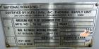 Used- Bell & Gossett Plate Exchanger, 9.10 Square Feet, Model GPX-130-007. (7) 304 Stainless steel plates. Designed 115 psi ...
