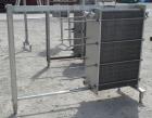 Used Cherry Burrell Thermaflex Plate Heat Exchanger, model 217SBL, 316 stainless steel. Approximately 247 square feet, 20.8 gallons. (130) approximatly 10