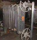 Used Cherry Burrell Plate Heat Exchanger, Model SLAS-100, Stainless Steel. Approximately 240 square feet. (86) 13-1/2