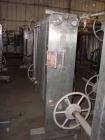 Used Cherry Burrell Plate Heat Exchanger, Model SLAS-100, Stainless Steel. Approximately 240 square feet. (86) 13-1/2