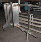 USED:Delaval plate heat exchanger, model P13RC, stainless steel.Approx 190 square feet. (147) 10