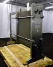 Used Fischer Plate Heat Exchanger, Model E-18 DFP, 316 Stainless Steel.